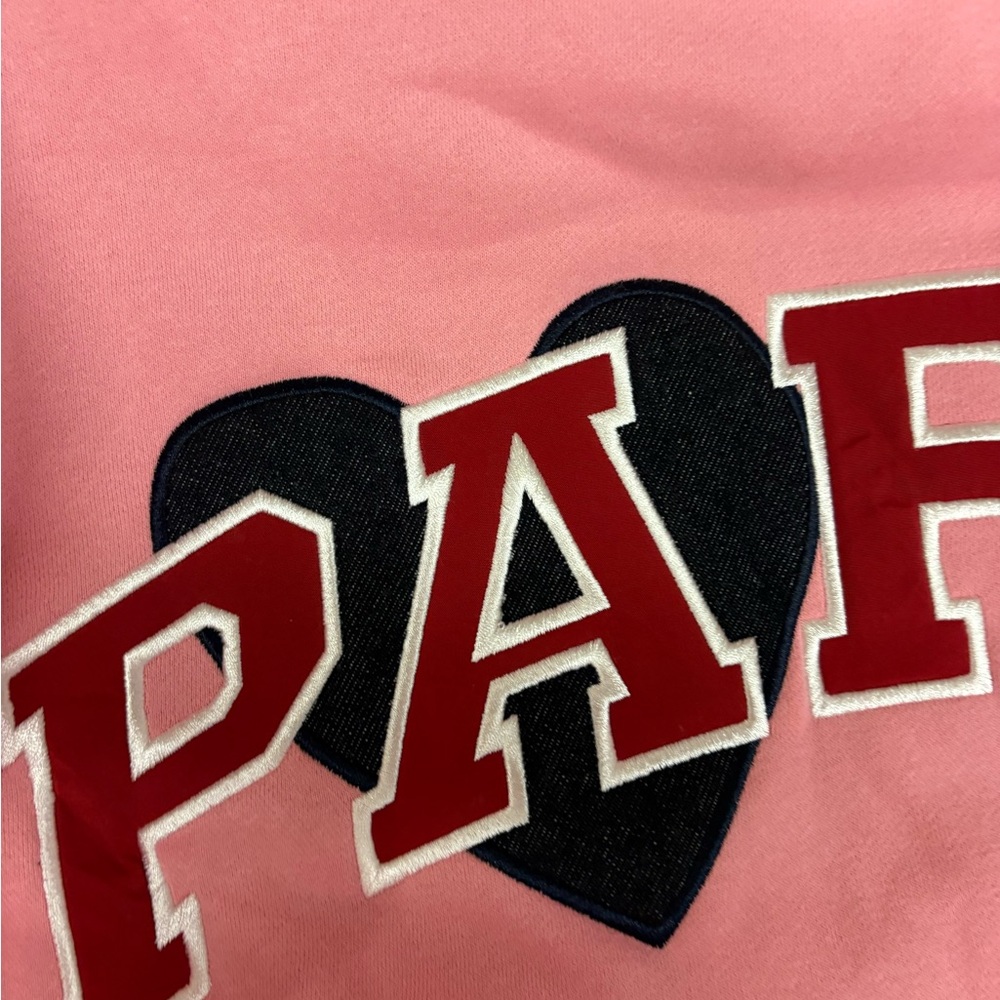 Parke Pink Mockneck With Denim Heart - Valentine’s Collection - Picture 3 of 4
